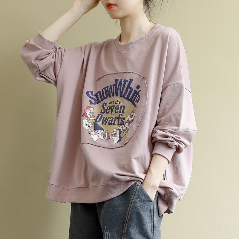 Printed All-match Casual Sweatshirt