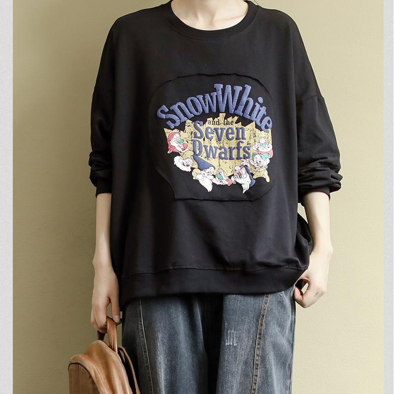 Printed All-match Casual Sweatshirt