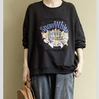 Printed All-match Casual Sweatshirt
