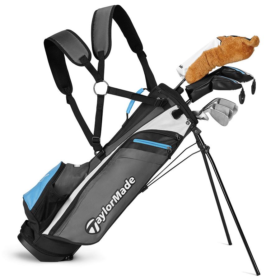 TaylorMade Rory Kids 8 Piece Set (Driver, 3W, 5H, 7I, 9I, SW, Putter with Bag, Right Hand, Ages 8+)