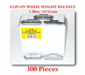 300 Pcs P Style Clip-on Wheel Weight  1.50oz 42 gram  P150 Total 450 oz
