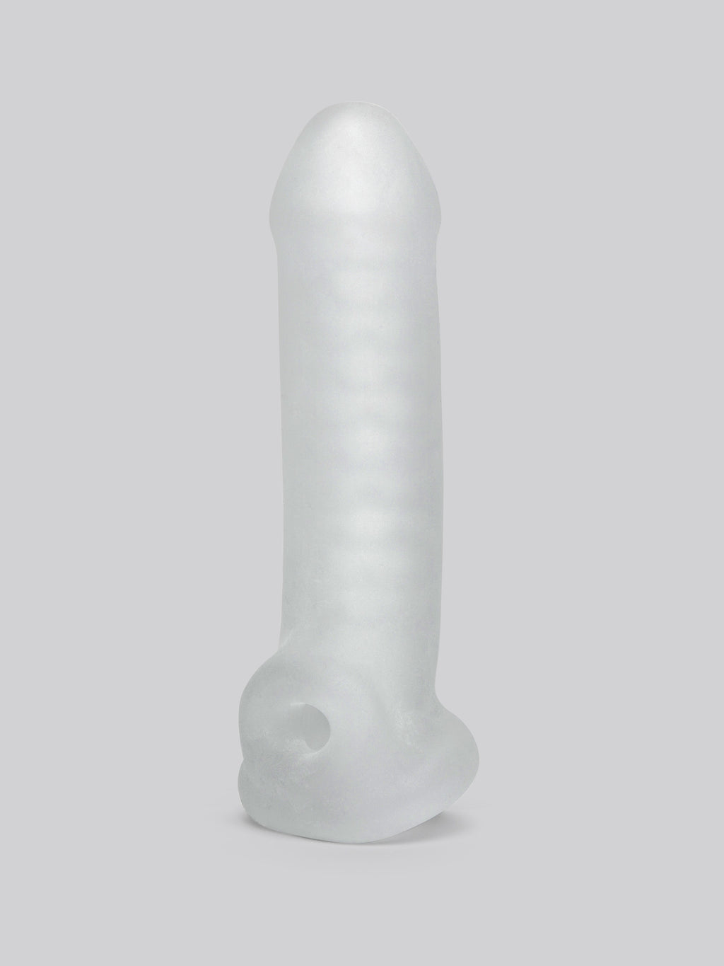 Perfect Fit Fat Boy Thin 6.5 Inch Penis Sleeve with Ball Loop, White