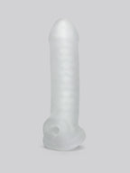 Perfect Fit Fat Boy Thin 6.5 Inch Penis Sleeve with Ball Loop, White