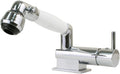 Scandvik 14417P Minimalistic Pull Out Shower Mixer with Water Conservation Valve Sprayer Handle & 5' Chrome Hose