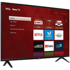 tcl 40" 1080p hd led 3-series dual-band wi-fi roku smart tv w/ 60hz refresh rate