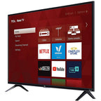 tcl 40" 1080p hd led 3-series dual-band wi-fi roku smart tv w/ 60hz refresh rate