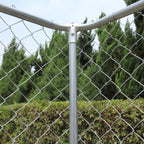 JAXPETY Foldable Metal Pet Exercise and Playpen 7.5 x 7.5 Ft Heavy Duty Outdoor Chain Link Dog Kennel Enclosure w/Door