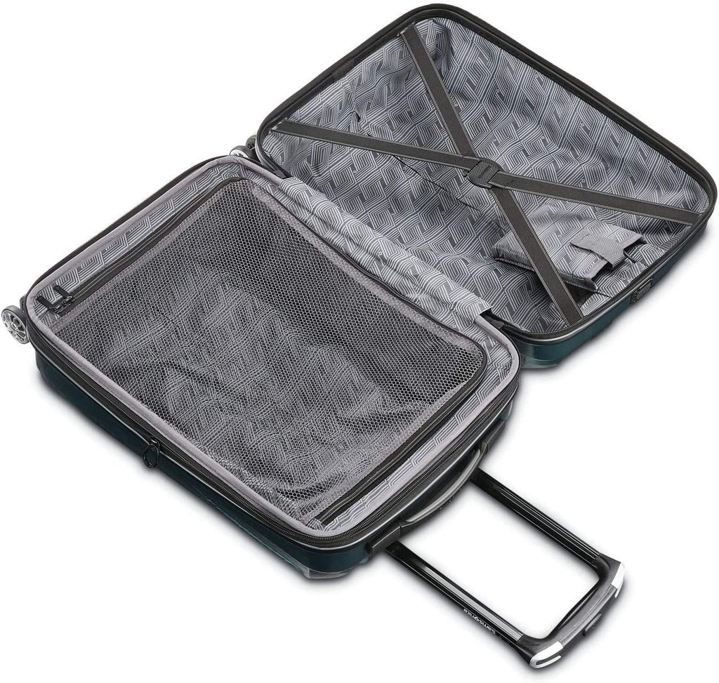 Centric 2 Hardside Expandable Luggage with Spinner Wheels, Emerald Green, Carry-On 20-Inch