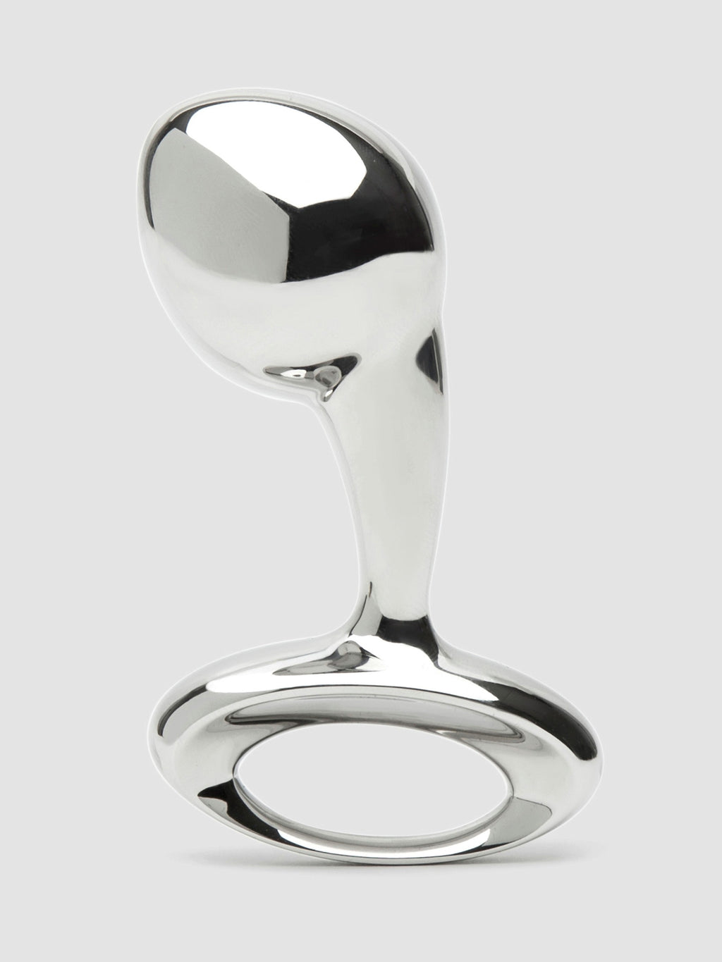njoy Pure Plug Medium Stainless Steel Butt Plug, Silver