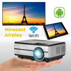 led wifi smart projector 1080p home theater proyector airplay wireless party tv