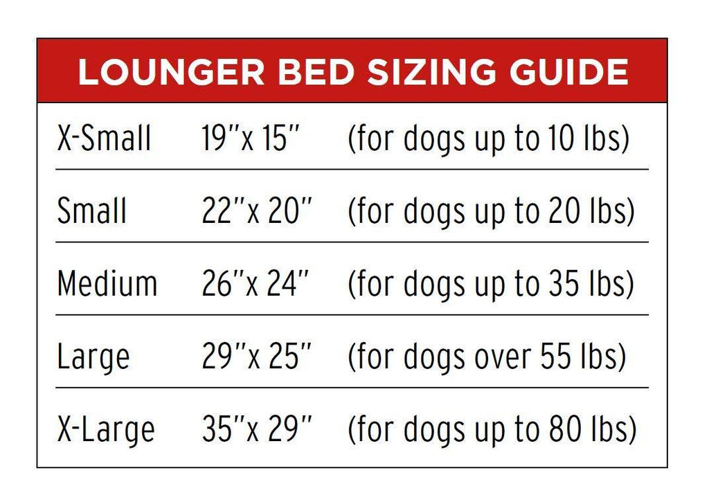 Dog Gone Smart Chenille Lounger Dog Bed