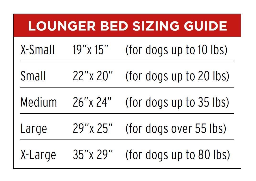 Dog Gone Smart Chenille Lounger Dog Bed