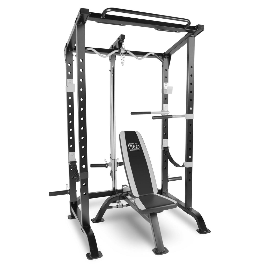 Marcy Pro Full Caand Weight Bench Personal Home Gym Total Body Workout System