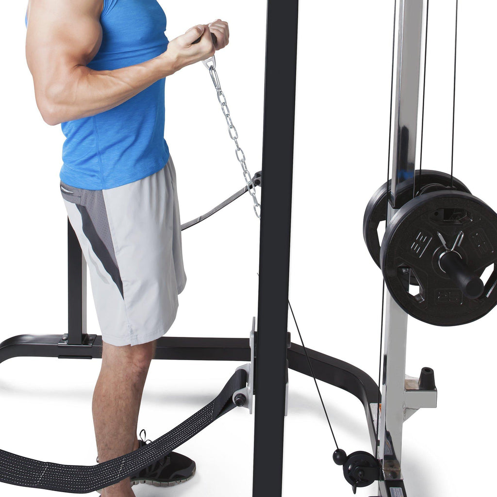 Marcy Pro Full Caand Weight Bench Personal Home Gym Total Body Workout System