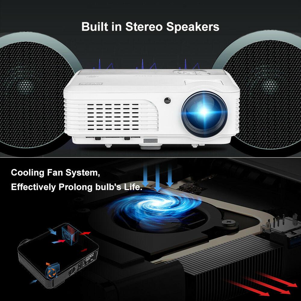 5000lms home theater projector hd proyector movie xbox game hdmi*2 usb party tv