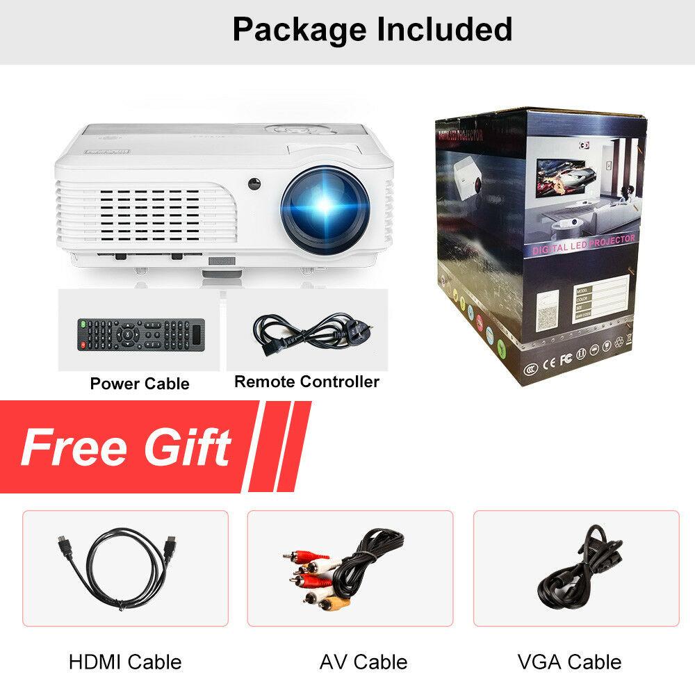 5000lms home theater projector hd proyector movie xbox game hdmi*2 usb party tv