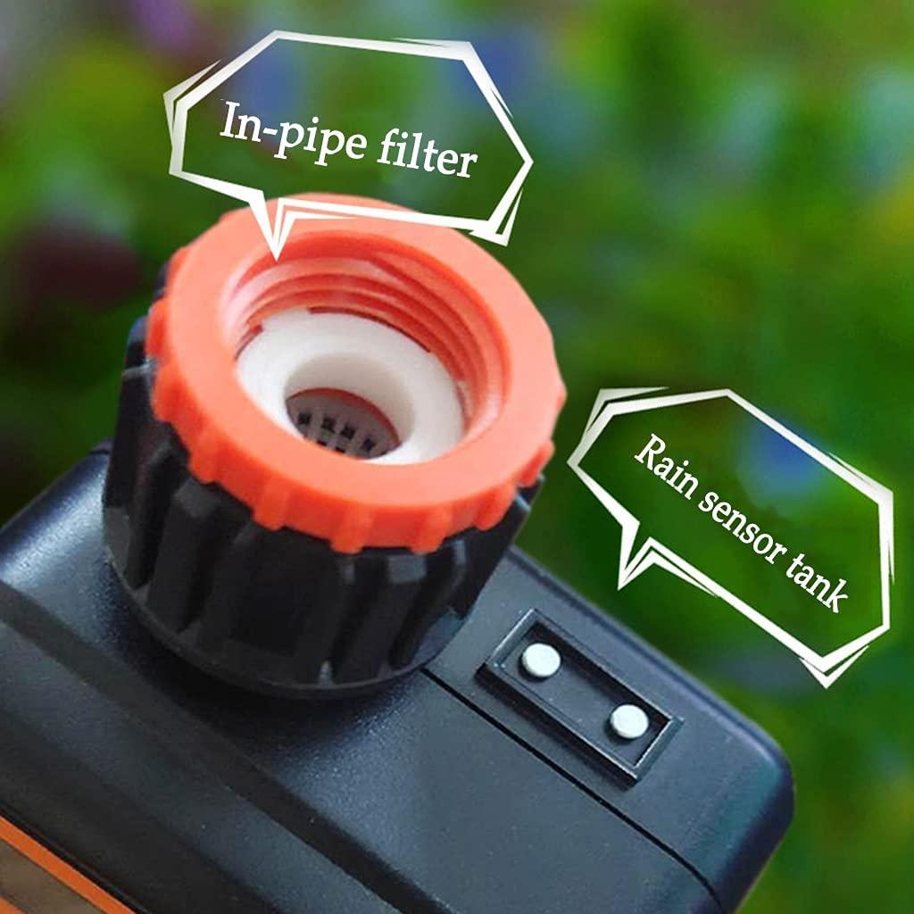 BBGS Drip Irrigation System, Sprinkler Plant Watering System with Timer Controller, Irrigation Kit for Outdoor Garden Green Flower Lawn (Color : Style 3)
