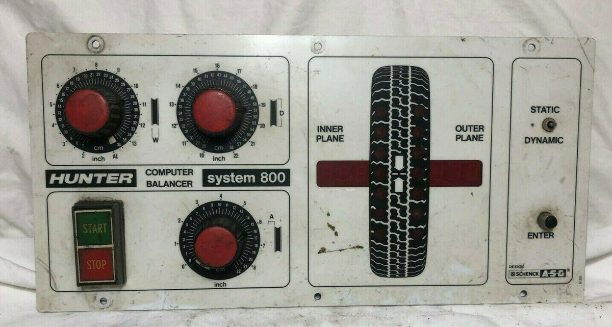 Hunter System 800 Wheel r complete Display Circuit Control Board P107