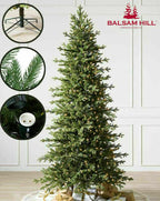 Balsam Hill Red Spruce Slim 6.5 Ft - Christmas Tree - Candlelight Clear LED