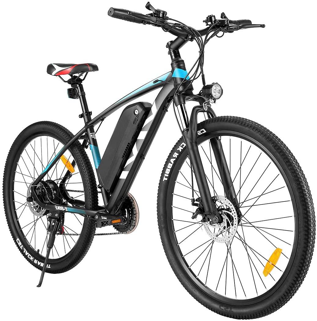 VIVI 26/27.5 Inches Electric Bike 350W Mountain Bike Electric Bicycle Ebike with 36V/10.4Ah Removable Battery E-Bike 25MPH 21 Speed Gears Electric Bike for Adults Commuter Bike