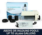complete salt water pool chlorine generator system for 26000 gallon chlorinator