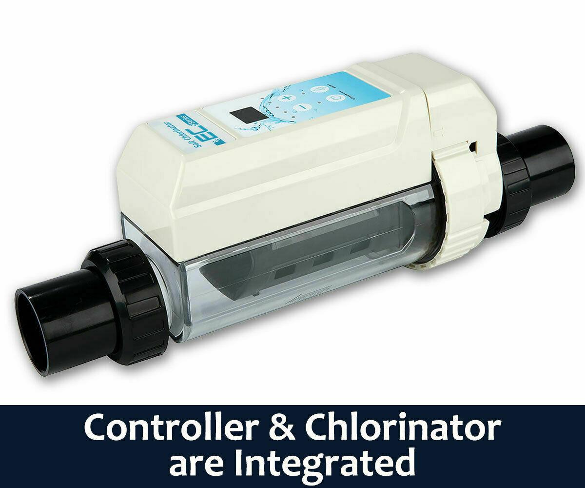 complete salt water pool chlorine generator system for 26000 gallon chlorinator