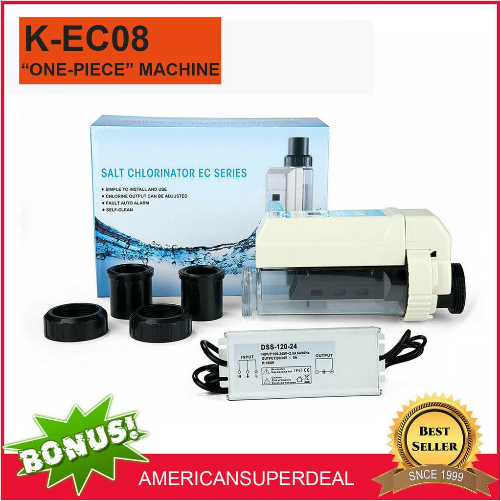 complete salt water pool chlorine generator system for 26000 gallon chlorinator