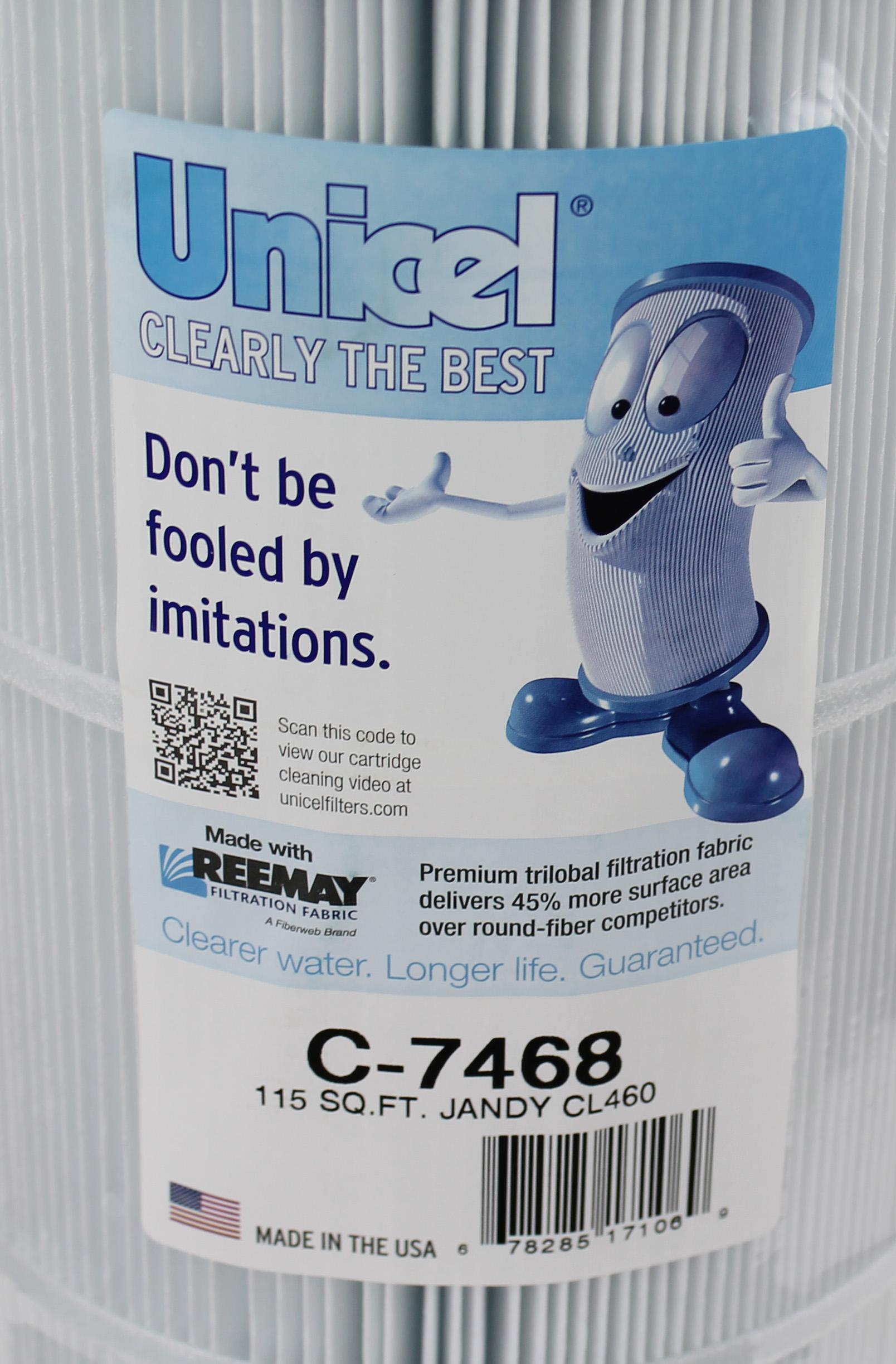 4) unicel c-7468 pjan115 fc-0810 pool filter replacement cartridge cl460