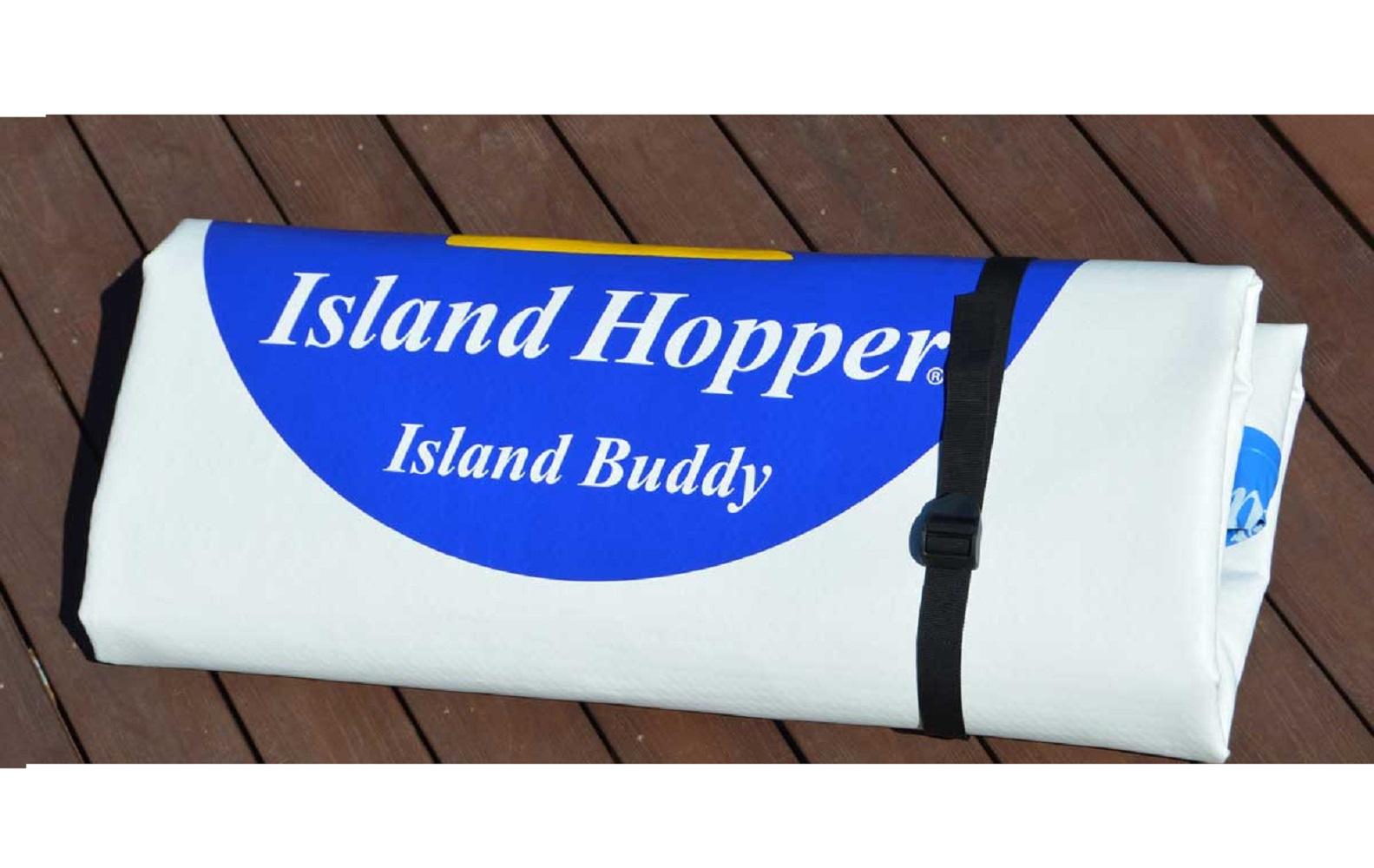 Island Hopper Buddy 12 Foot Inflatable Swimming Water Platform