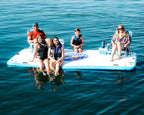 Island Hopper Buddy 12 Foot Inflatable Swimming Water Platform