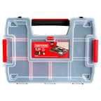 StoraOrganizer, Small Parts Organizer, 3-Packs with 10-Compartments, Lid Includes Secure Latch (CMST60964M)