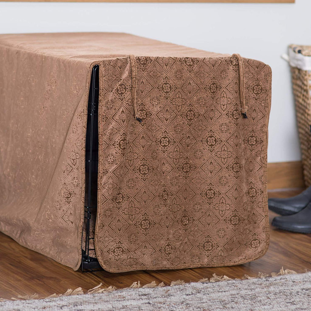 Bowsers Luxury Crate Cover, Large, Flax