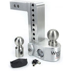 Weigh Safe WSFSWS8-2 2 in. 2-5 x 16 in. Balls 8 in. Drop 2 in. Shank Tongue Weighing Adjustable Ball Mount