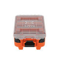 54500MBX MODbox Tall Compartment Box, Half-Width Tool Organizer, Small Parts Tool Box with 10 Compartments, 4 Removable Bins, Stackable Module