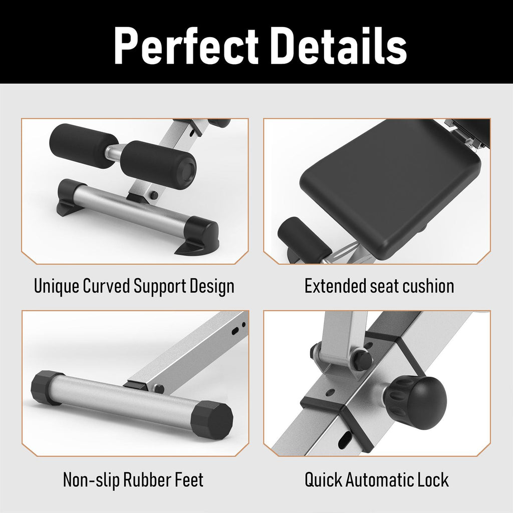 Leikefitness Dumbbell Weight Bench Adjustable Benches Incline Decline Workout Gym 660 lb Adjustment