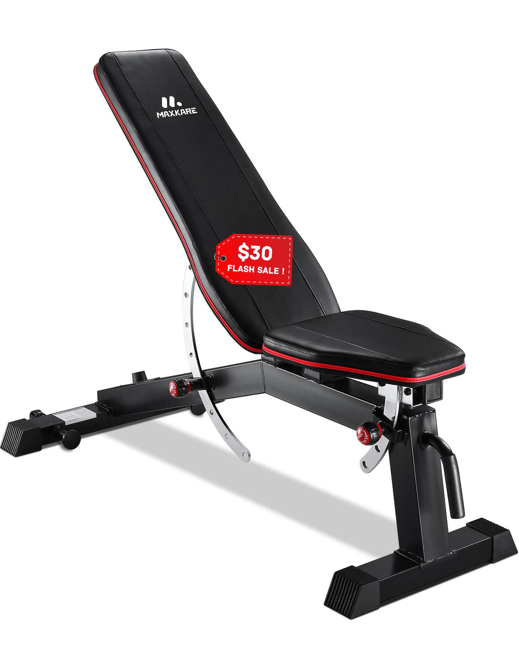 MaxKare Weight Bench Adjustable with 1000lbs Load Capacity 9+3 Levels Adjustable For Strength Training
