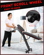 MaxKare Weight Bench Adjustable with 1000lbs Load Capacity 9+3 Levels Adjustable For Strength Training