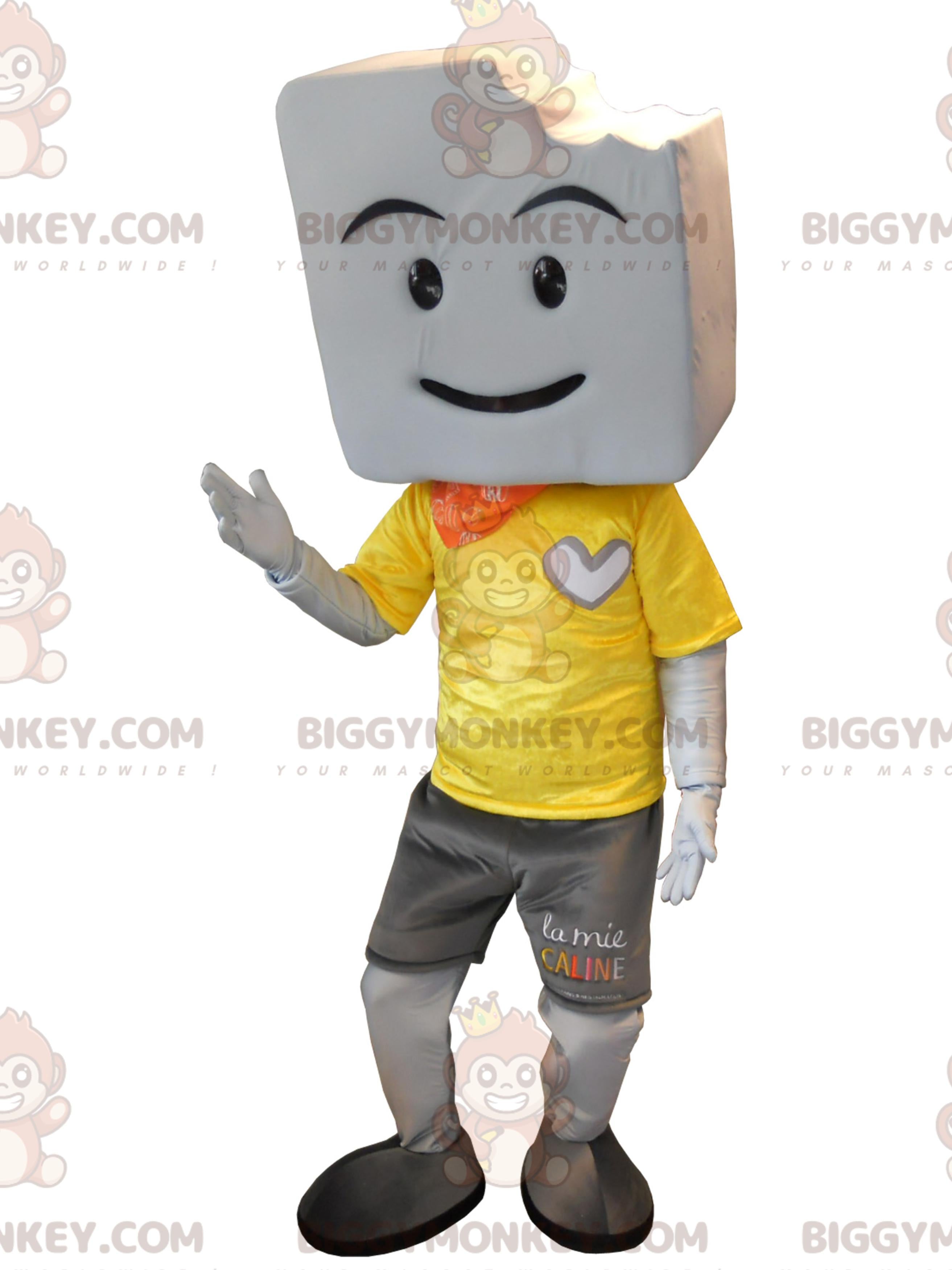 BIGGYMONKEYthe Cuddly Mie Mascot Costume. Bread BIGGYMONKEYMascot Costume
