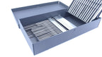 60 Pcs No.1 to No.60 Hss Ansi ChucReamer Set in Huot USA Index Metal Box, 5500-Sk00 | 60 Pc Set, Straight Shank, Straight Flute, Right-Hand Cut, +0.0001 to +0.0005 in Tolerance, Huot Box