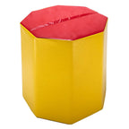 Ktaxon 24"x24"x26" Kids Gymnastics Octagonal Mat Tumbler, Yellow Red
