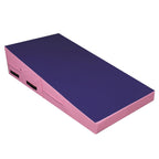 120*60*35 cm Trapezoid Gymnastics Mat Pink &amp; Purple