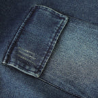 summer hooded zipper loose denim waistcoat