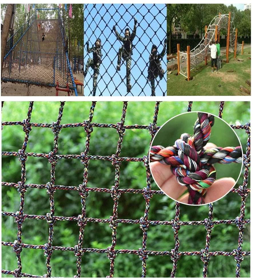 Balcony Safety Net Children Indoor and Outdoor Climbing Net Kindergarten Playground Railing Protection Net Garden Protection Net Garden Protection Net Multiple Sizes