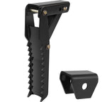 mophorn 36 inch backhoe excavator thumb attachments adjustable extreme weld on backhoe thumb hoe clamp 1/2inch teeth thick steel plate 16mm assembly bolt-on design