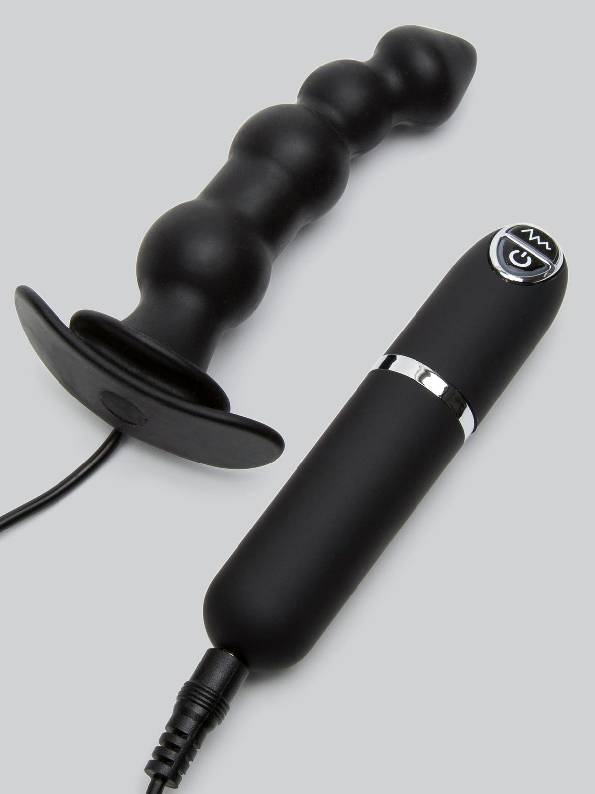 Dash 10 Function Silicone Vibrating Butt Plug 4 Inch, Black