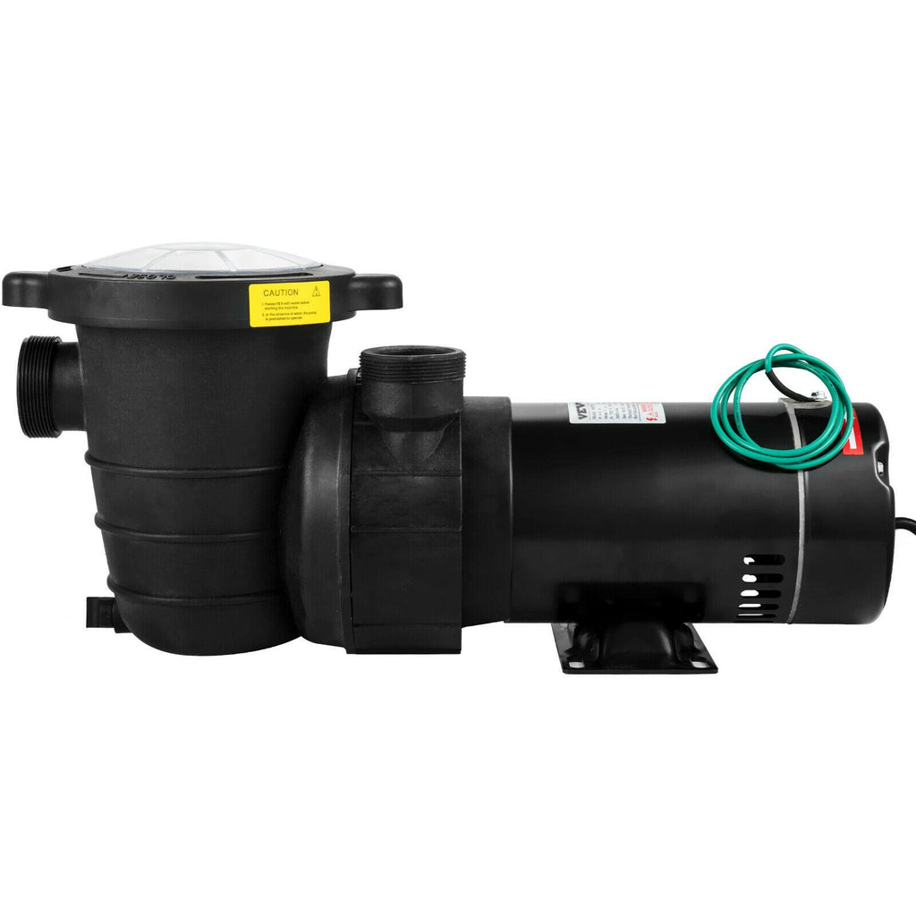 vevor 1hp swimming pool pump motor hayward 110v 5227gph in/above ground strainer