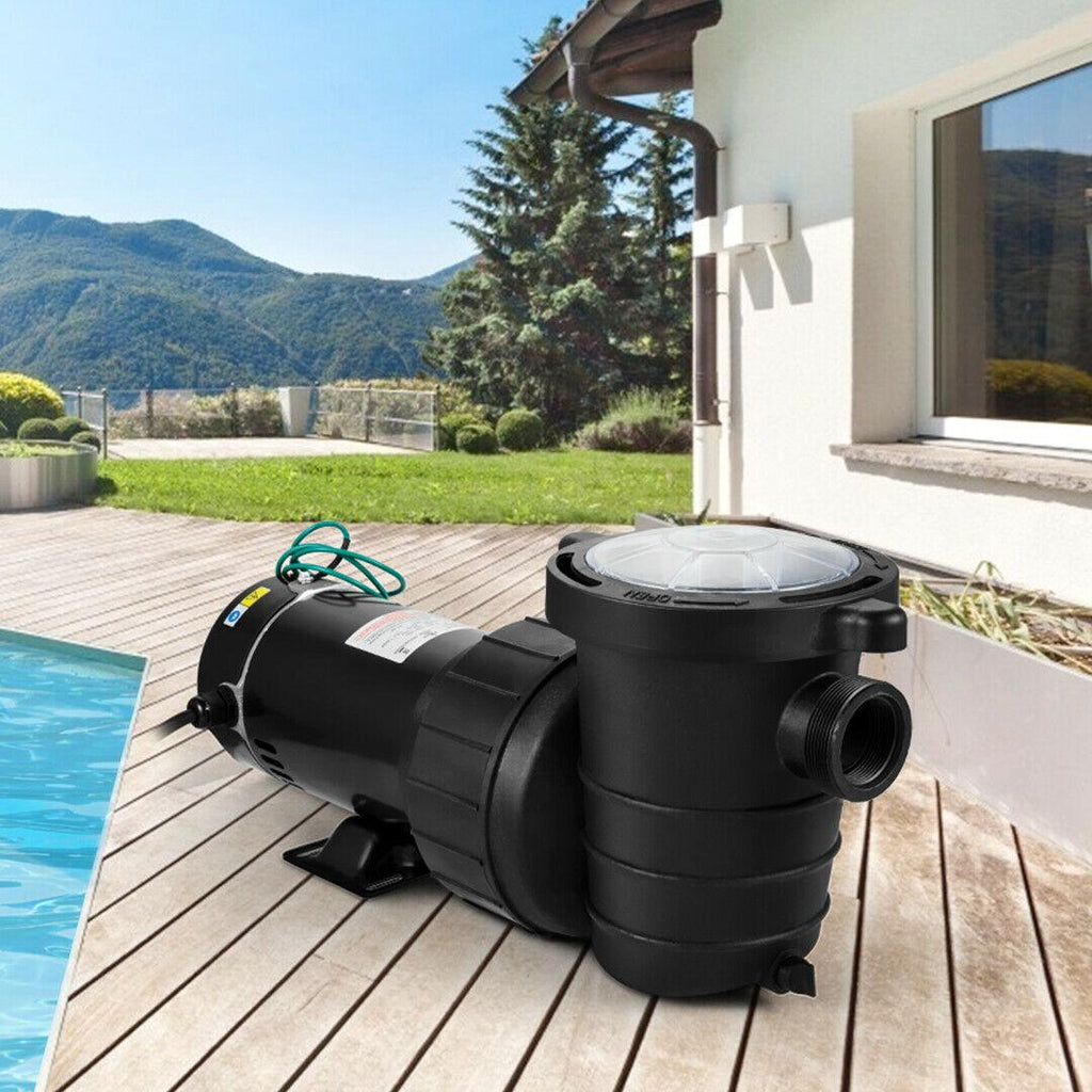 vevor 1hp swimming pool pump motor hayward 110v 5227gph in/above ground strainer