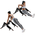 WJHWSX Wall Mounted Pull up Bar Station 2 in 1 Multifunctional Chin Up Bar, for Full-Body Strength Workouts Home Indoor Gym, Power Tower Exercise Training Equipment Fitness Set Support to 440Lbs
