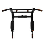 WJHWSX Wall Mounted Pull up Bar Station 2 in 1 Multifunctional Chin Up Bar, for Full-Body Strength Workouts Home Indoor Gym, Power Tower Exercise Training Equipment Fitness Set Support to 440Lbs