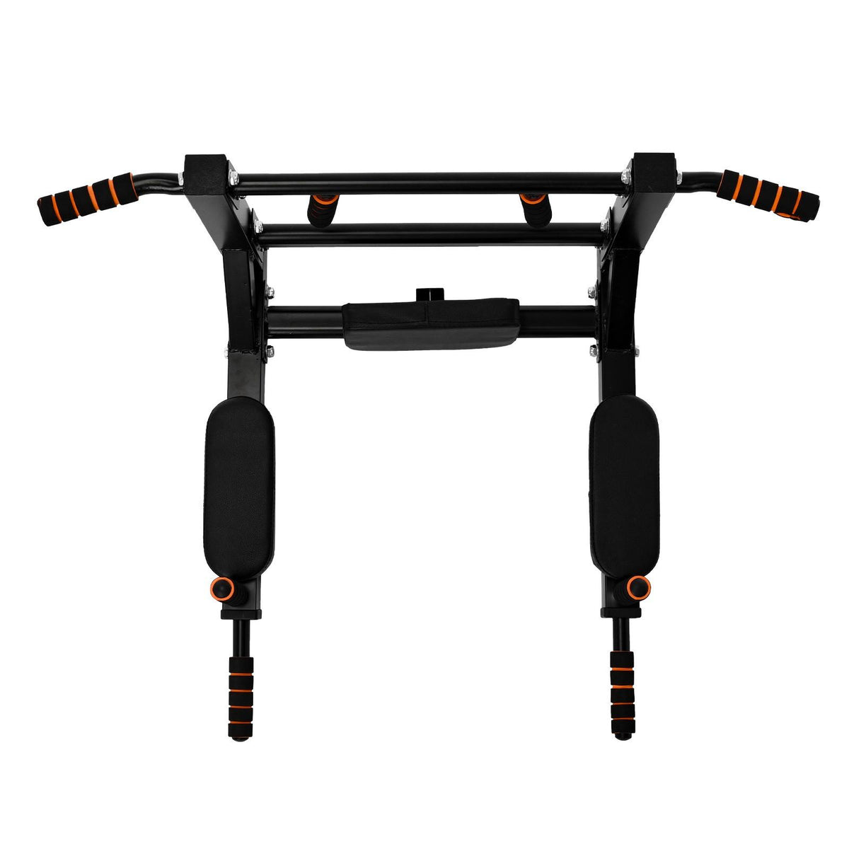 WJHWSX Wall Mounted Pull up Bar Station 2 in 1 Multifunctional Chin Up Bar, for Full-Body Strength Workouts Home Indoor Gym, Power Tower Exercise Training Equipment Fitness Set Support to 440Lbs